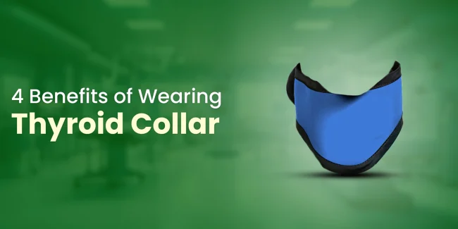 Wearing Thyroid Collar Wearing Thyroid Collar